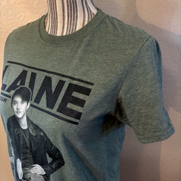 Laine Hardy Concert Tee Small Sage Green Laine The Tour 2019 Gildan SoftStyle - Picture 9 of 14